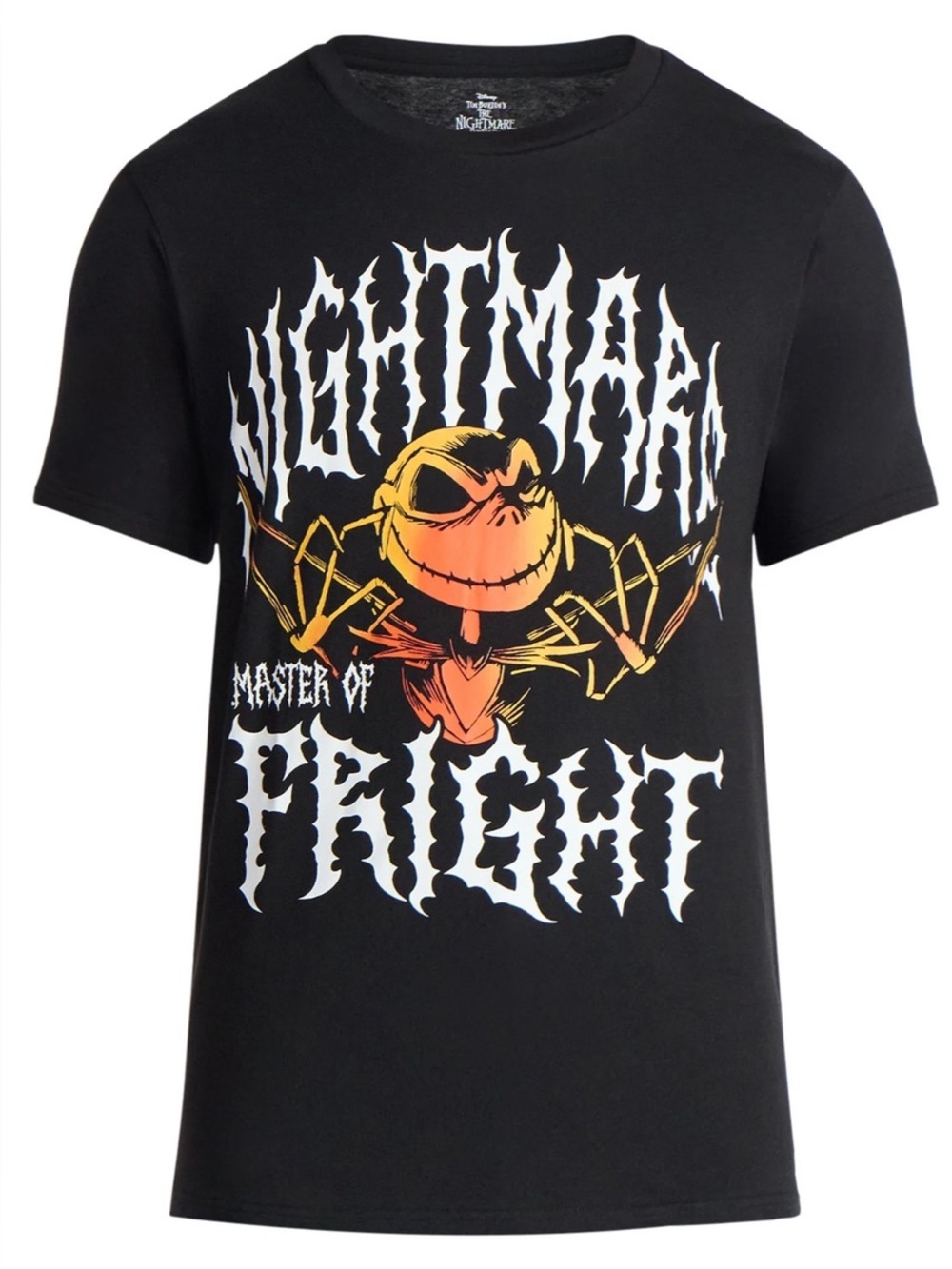 Nightmare Before Christmas Men's Master of Fright Graphic Tee Small NWOT